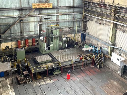 Type: ML120-12000
6 axes simultaneously (X / Y / Z / W / B / V) + 2 axes indexing milling head (2.5