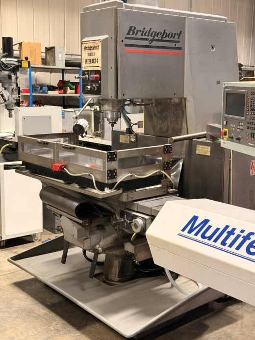 Used Bridgeport Series 2 Interact 4 CNC Milling Machine, Heidenhain TNC 310 Control,  spindle taper 