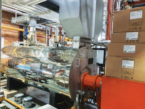 12 bar max pressure, 
1,692kW output, 
192degC max fluid temperature, 
Babcock Wanson touch scree