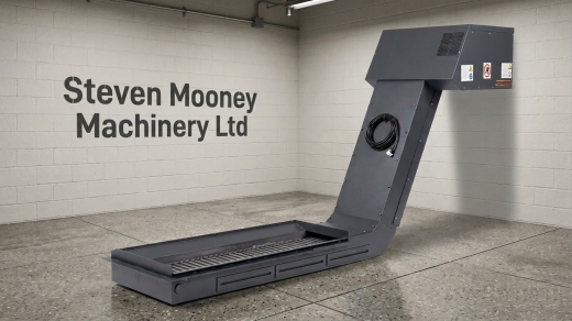 Used Cromar Combi 500 Swarf Conveyor for CNC Machines, 2023, s/n S531200D, Overall dimensions 3,300m
