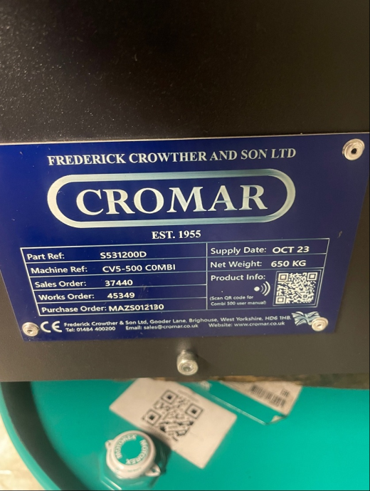 Photo of machine