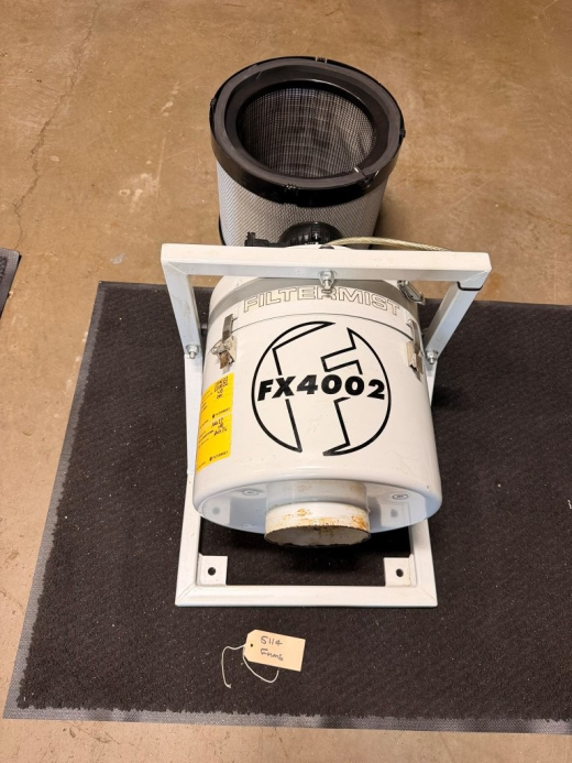 Used Filtermist FX4002 Oil Mist Extractor, s/n075042,  Complete with filter