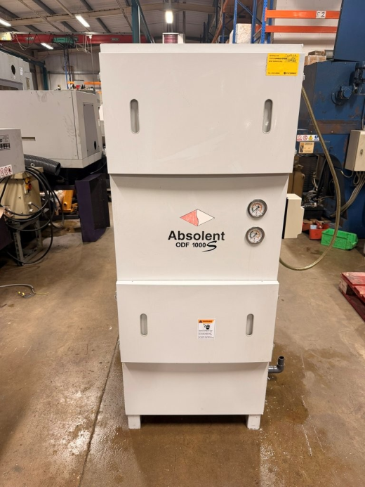 Used Absolent Oil Mist Extraction Unit ODF 1000, 2004, s/n20041153, first and second stage filters, 