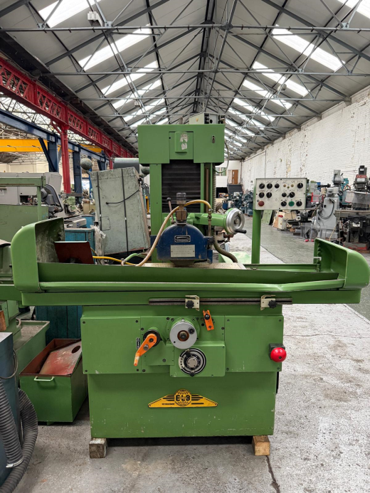 Table size 1000 x 350mm, grinding capacity 750 x 500mm, magnetic chuck size 700 x 300mm, wheel speed