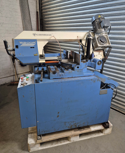 Capacity round 250mm dia / rectangle 320 x 240mm, speeds 36/70 m/min, head mitre 45°left / 60°right,