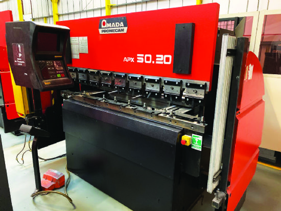 Amada APX 50-Ton x 2m Multi-Axis Press Brake for sale ...