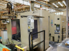 Twin Pallet 4 Axis Horizontal Machining Centre with Fanuc 16-M Control, Table Dimensions 500mm x 500mm.  X = 800mm, Y = 800mm, Z = 800mm, B = 360degrees (1 degree increments).  Spindle HSK63-A. 40 Station ATC.  S/N 196